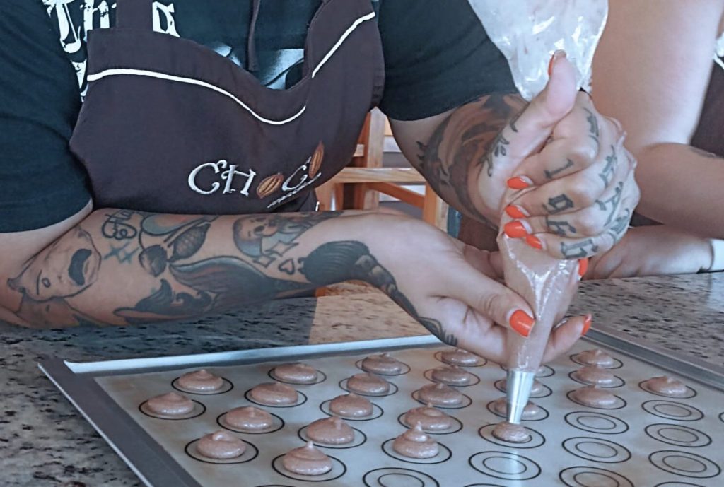 Macarons tray